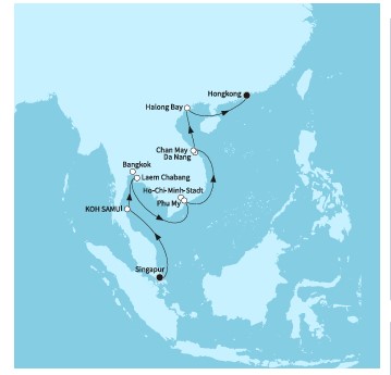 Mein Schiff 6 Südostasien - Vietnam - seereisen123